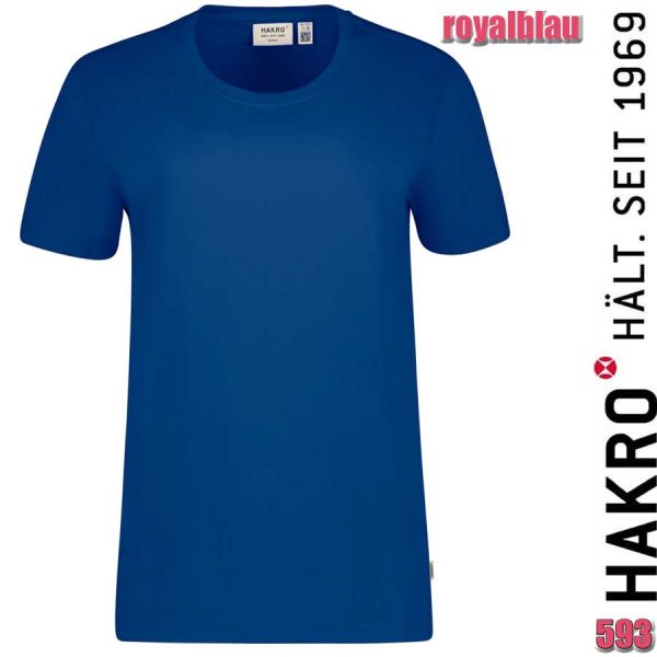 NO. 593 Hakro T-Shirt Bio-Baumwolle GOTS, royalblau
