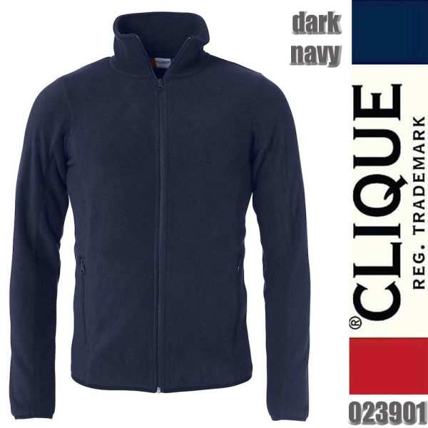 Basic Polar Fleece Jacket, Clique - 023901, dark navy