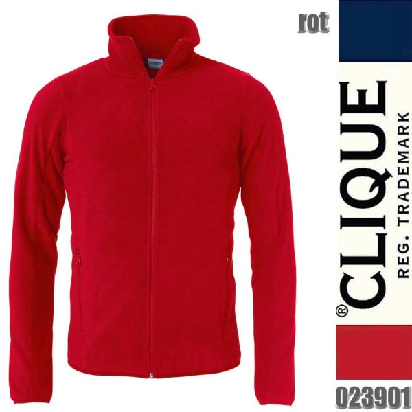 Basic Polar Fleece Jacket, Clique - 023901, rot