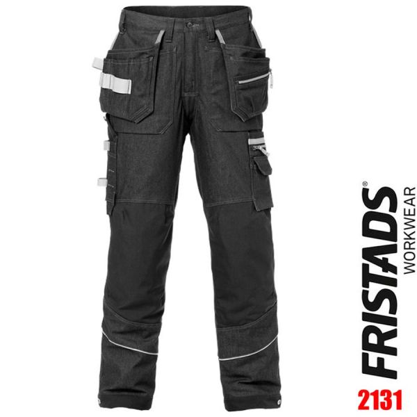 Handwerker Stretch-Jeans 2131 - FRISTADS-124152-schwarz