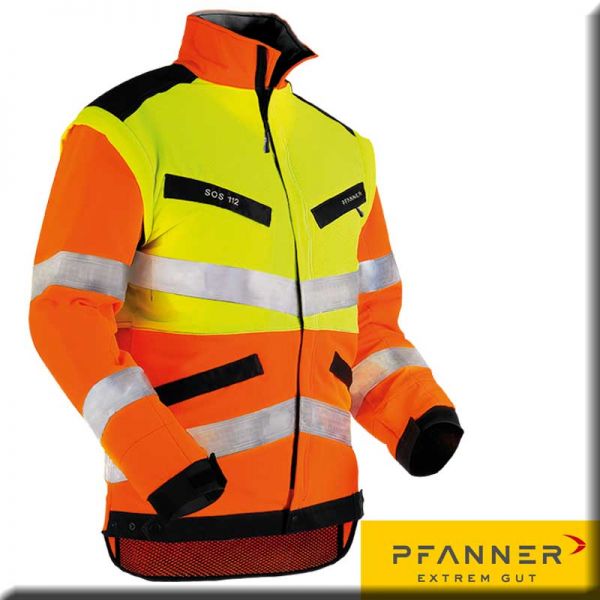 Klima Air Warnjacke, orange-gelb - EN 20471, 804163