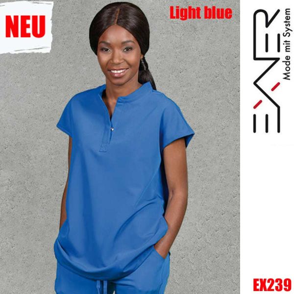 Blusen-Kasack, von EXNER , EX239, light blue