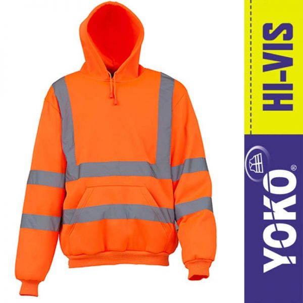 HI-VIS Pull-Over Hoodie - YOKO Workwear - YK05