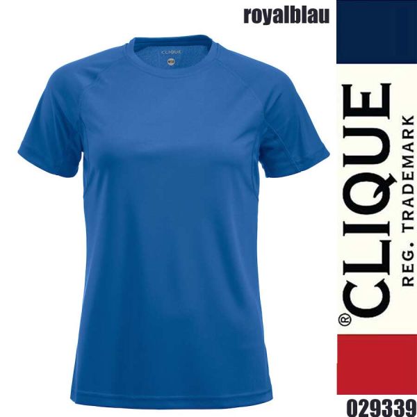Premium Active-T Ladies, funktionelles T-Shirt, Clique - 029339, royalblau