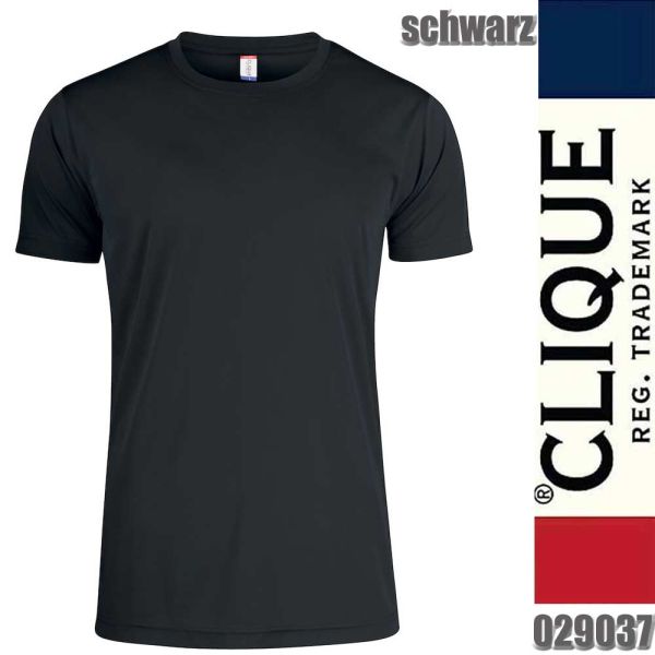 Basic Active-T Junior T-Shirt, Clique - 029037, schwarz