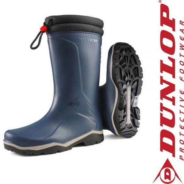 DUNLOP Blizzard Fur Lining blu - Gummistiefel