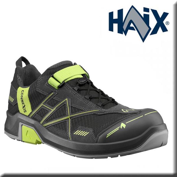 CONNEXIS - HAIX - Safety - Damen-Sicherheitsschuh - grau-citrus - 630005