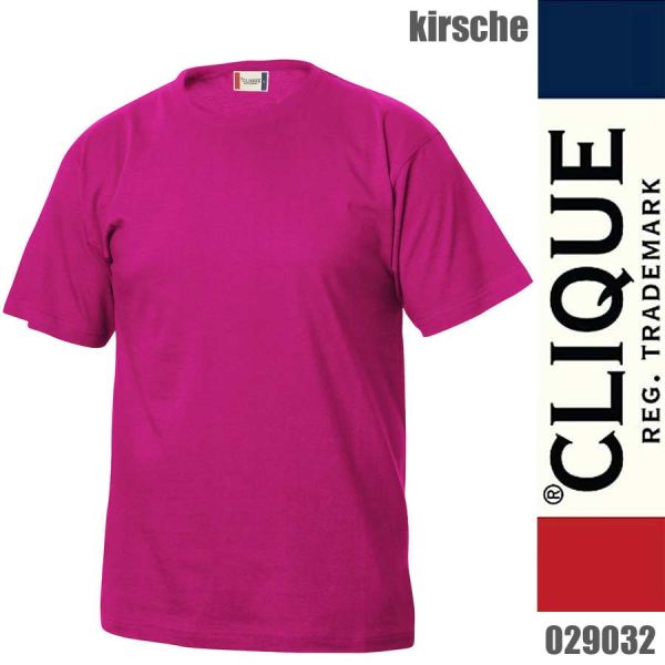 Basic-T-Shirt Junior schmal geschnitten, Clique - 029032