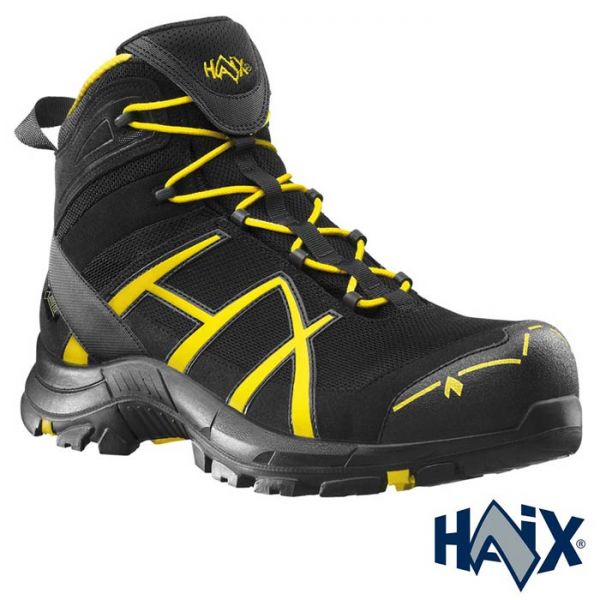 HAIX Black Eagle Safety 40 MID, black/yellow, 610016