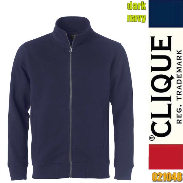 Classic Cardigan Zip Sweat Jacke - Clique - 021048, dark navy