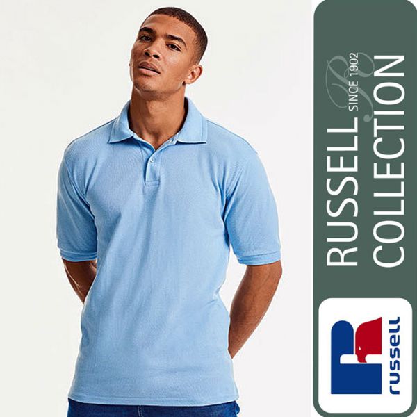 Hardwearing Polycotton Polo Shirt - RUSSEL - Z599