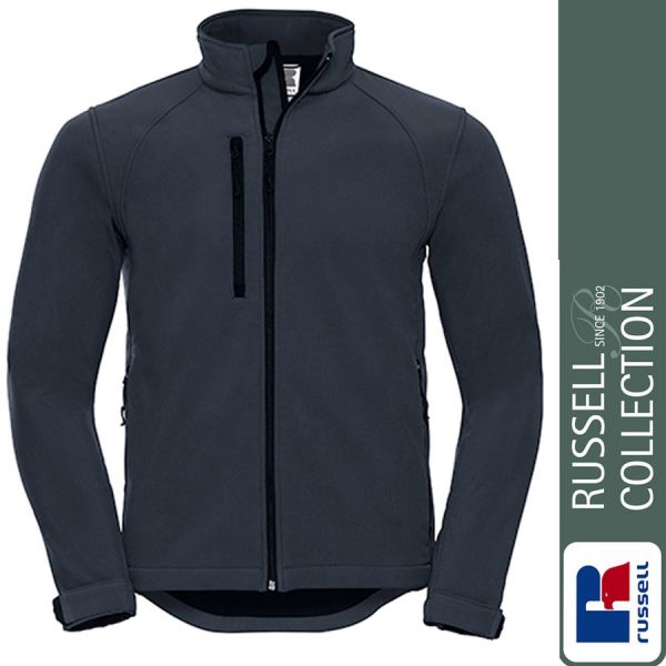 Men`s Softshell Jacket, Russel - Z140-french navy