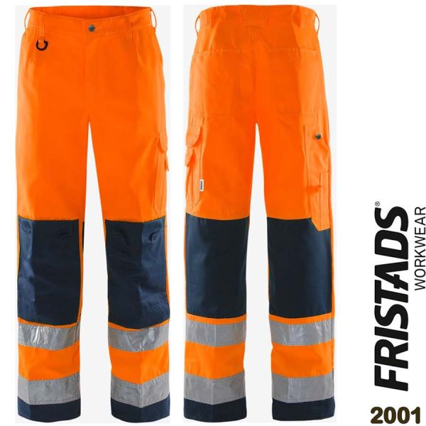 HIGH-VIS Arbeitshose, Klasse2, 2001, FRISTADS, 100002