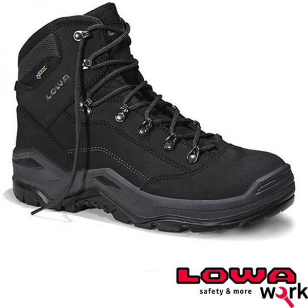 LOWA Renegade WORK II GTX MID S3 - Sicherheitsschuh, halbhoch, schwarz