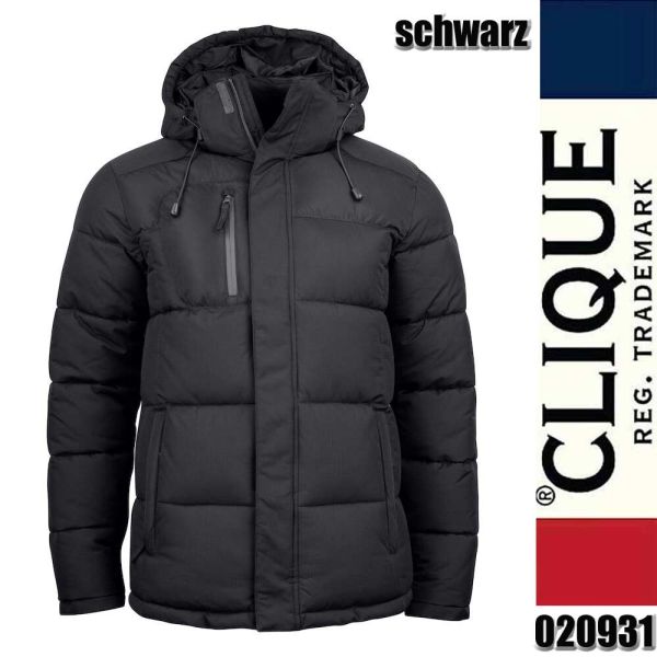 Colorado gepolsterte Winterjacke, Clique - 020931, schwarz