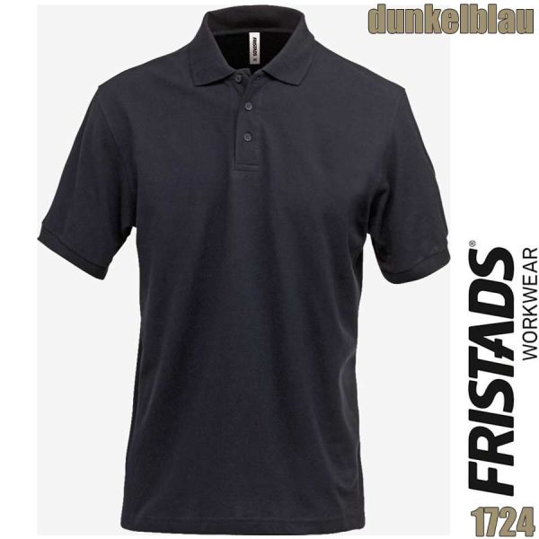 Poloshirt, Herren, ACODE, 1724, PIQ, FRISTADS, 100222, dunkelblau