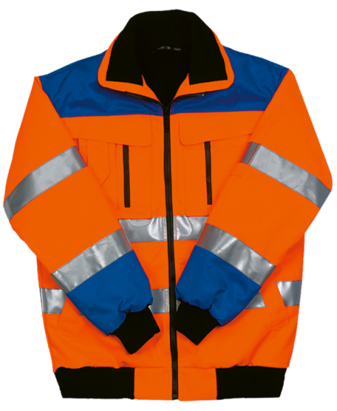 Arbeitsjacken TREKKER / REFLEX orange/blau EN 20471,