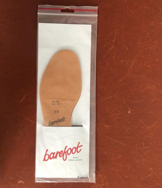 Barfoot - Einlegesohle -Echtes Leder 