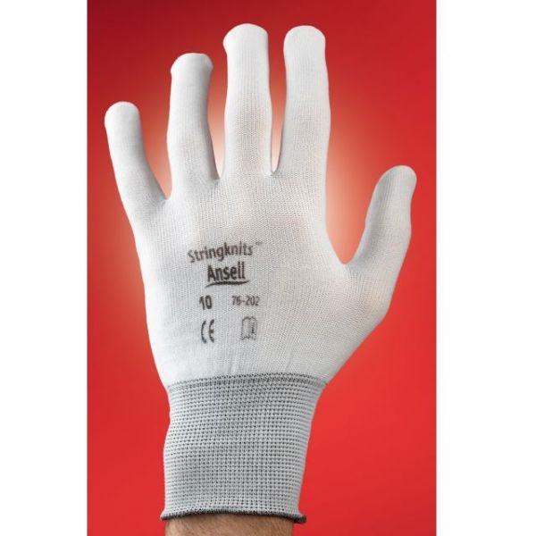 Ansell Stringknits elastischer Nylonhandschuh für feine Arbeiten