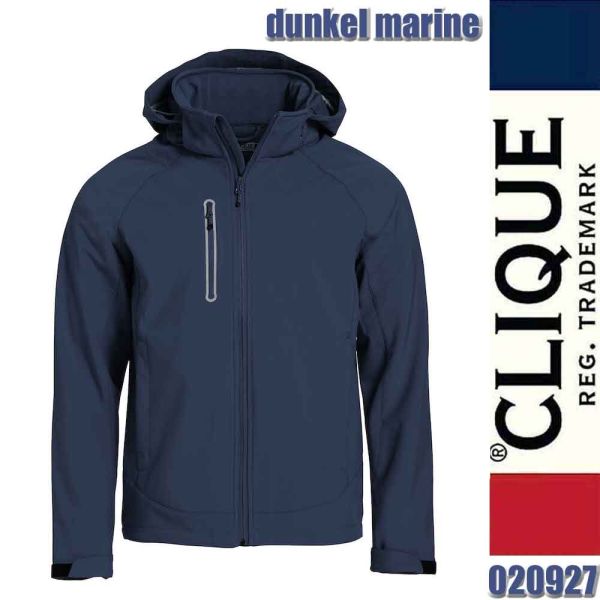 Milford Jacket sportliche Softshell Jacke, Clique - 020927, dunkel marine