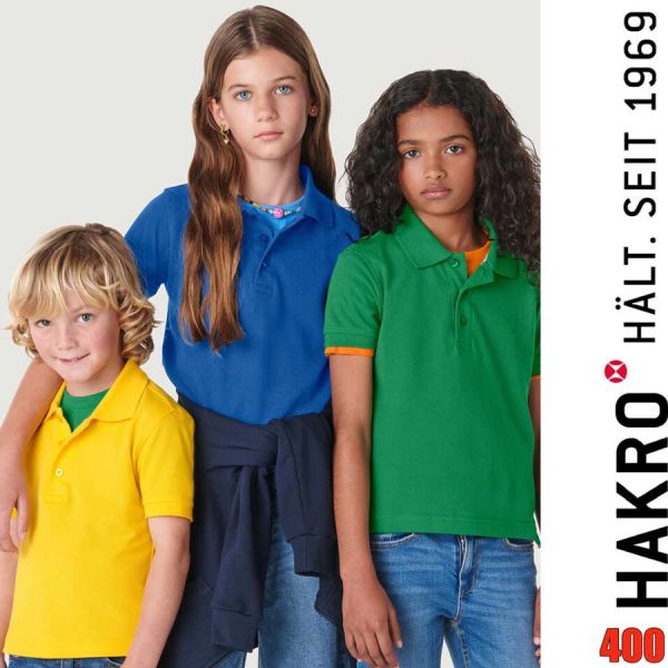 NO. 400 Hakro Kinder Poloshirt Classic