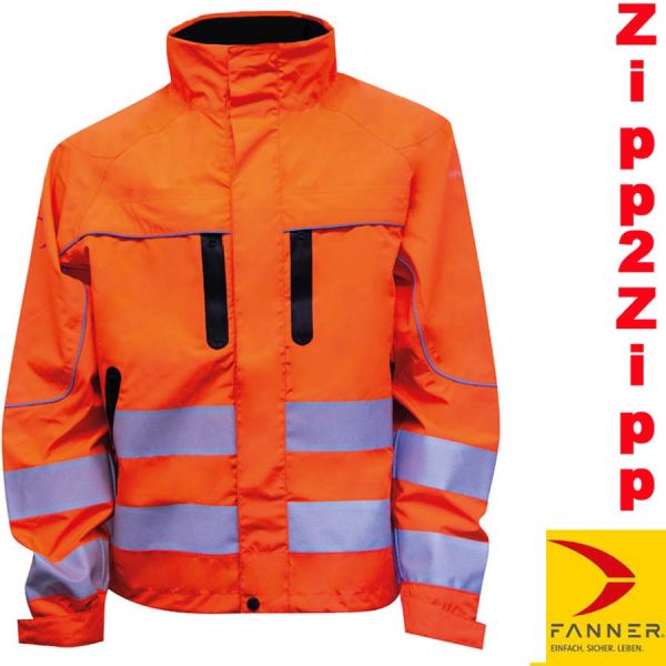 Zipp2Zipp Warnschutz Regenjacke - Pfanner - 106887