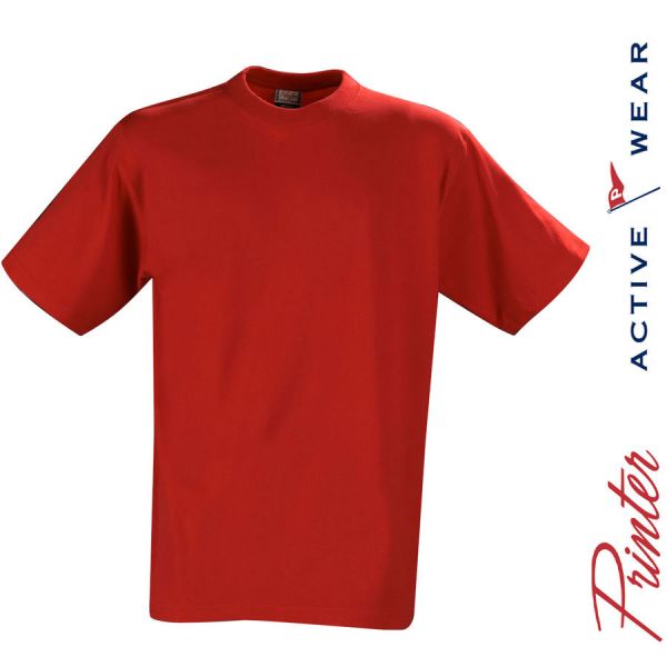 T-Shirt von Printer Activewear - rot - SALE 2264004