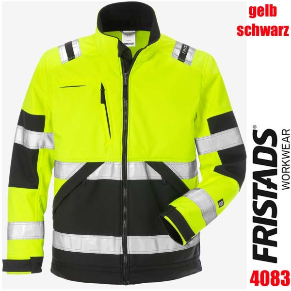 HIGH VIS SOFTSHELL-JACKE KL. 2 4083 WYH, 125024