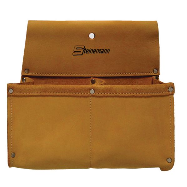 Nageltasche "PROFI-LINE" Doppelfach - Leder