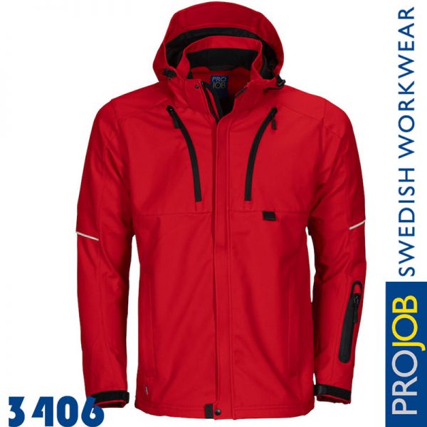 3-Lagige Softshell Jacke, PRO JOB, 3406