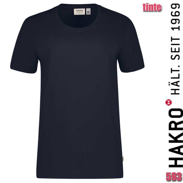 NO. 593 Hakro T-Shirt Bio-Baumwolle GOTS, tinte