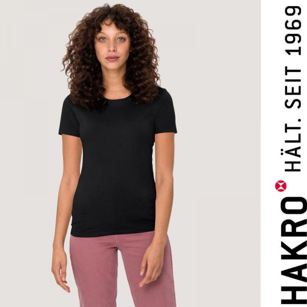 NO. 127 Hakro Damen T-Shirt Classic-schwarz