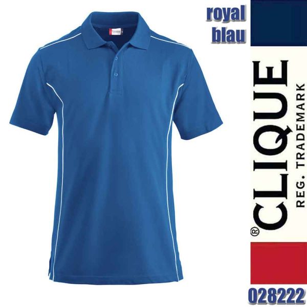 New Conway Polo Shirt mit Contrast, Clique - 028222, royalblau