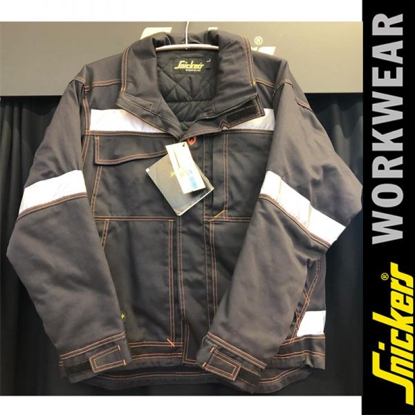 Flammschutz Jacke mit Sicherheitsstreifen ! SNICKERS - 1157 - SALE