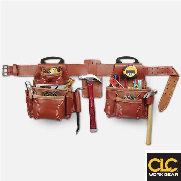 Kombi-Werkzeuggürtel aus Leder für Profis - CLC Workgear, CL1021448