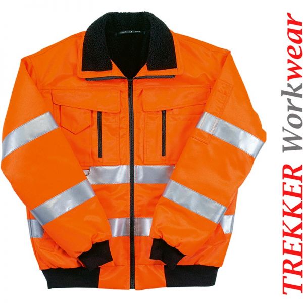 Warnschutzjacke leuchtorange TREKKER REFLEX