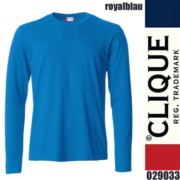 Basic-T L/S, T-Shirt Langarm, Clique - 029033