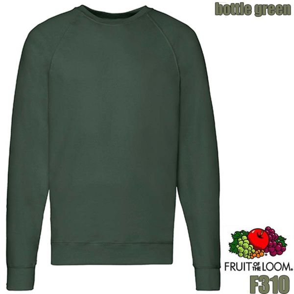 Sweat Shirt Raglan, Lightweight, F310, Fruit of the Loom