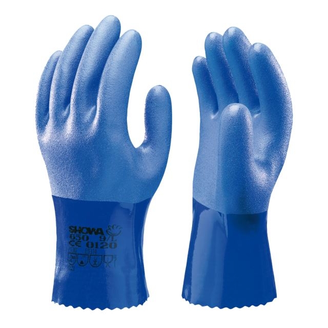 Produktbild von Showa TEMRES 281 Wasserdichte Handschuhe – Gr. 11/XXL, Blau, Dick, Schutz Für Harte Arbeiten