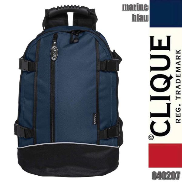 Backpack II sportlicher Rucksack, Clique - 040207, marineblau