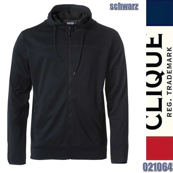 Ottawa Kapuzenjacke, Hoodie - Clique - 021064, schwarz