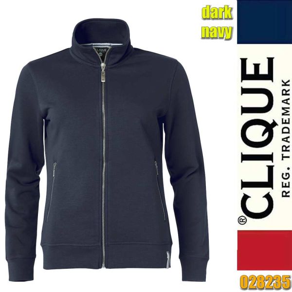 Classic FT Sweat Jacket Ladies, Clique - 021059, dark navy