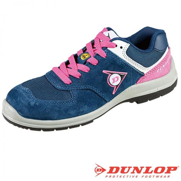 Damen-Sicherheitsschuhe DUNLOP WORKS LADY BLUE-PINK S3 ESD