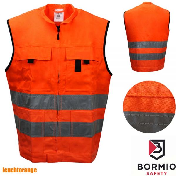 Bormio Air 4 Comfort Warnweste, Gilet, orange