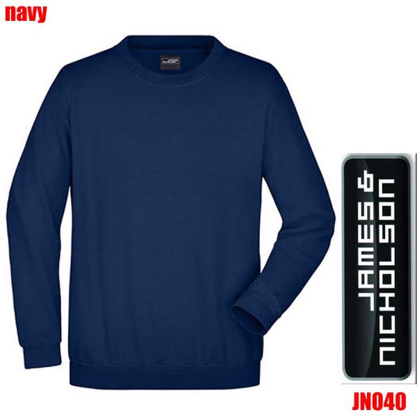 Round Sweatshirt - Pullover Heavy - JN040 - James & Nicholson