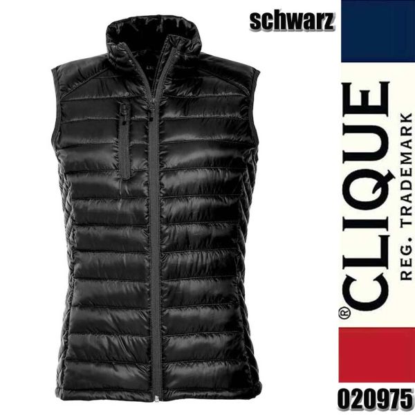 Hudson Vest Ladies, gesteppte Weste mit Stehkragen, Clique - 020975