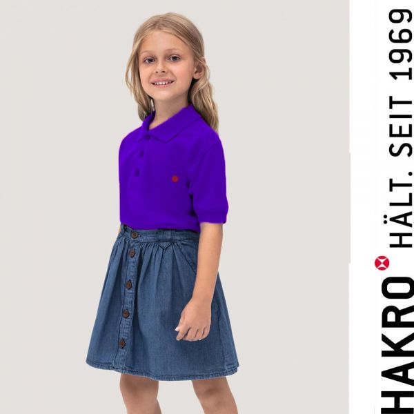 Kinder Poloshirt - lavendel - Hakro 400 - sale
