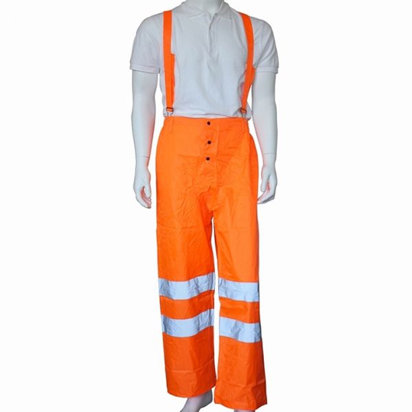 Neon Leicht Regenhose, Orange, EN20471