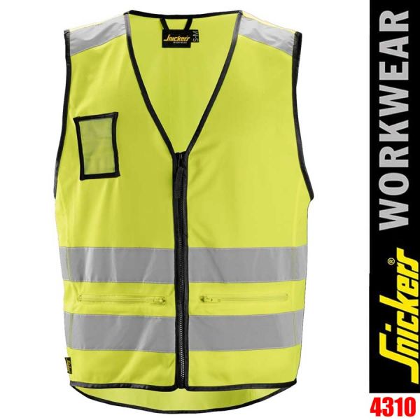 AllroundWork Hi-Vis Arbeitsweste, Klasse 2, EN 20471, 4310