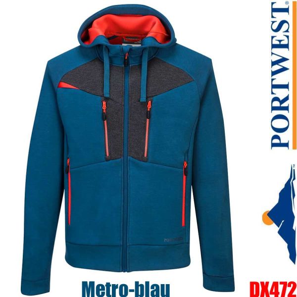 Kapuzenjacke mit Reissverschluss, DX472, PORTWEST